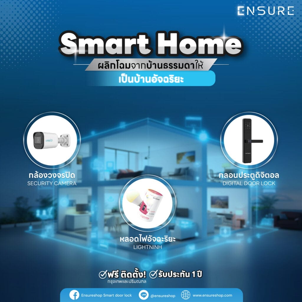 Smart Home พลิกโฉมบ้านธรรมดา เป็นบ้านอัจฉริยะ