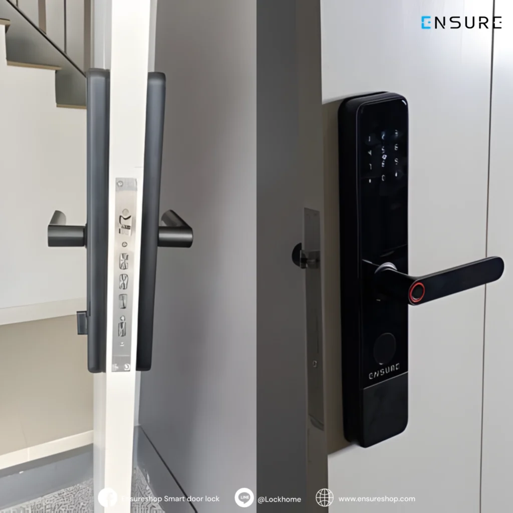 Digital Door Lock EN109 5 ข้อสงสัยยอดฮิต: ติดตั้งกลอนประตู