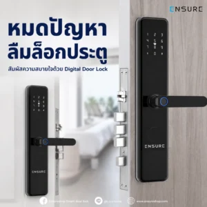 หมดปัญหาลืมล็อกประตู: สัมผัสความสบายใจด้วย Digital Door Lock