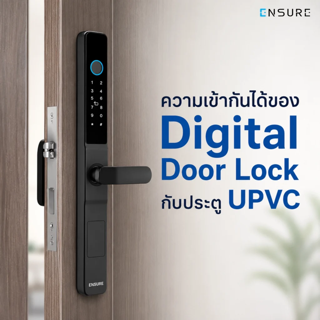 ความเข้ากันได้ของ Digital Door Lock กับประตู UPVC
