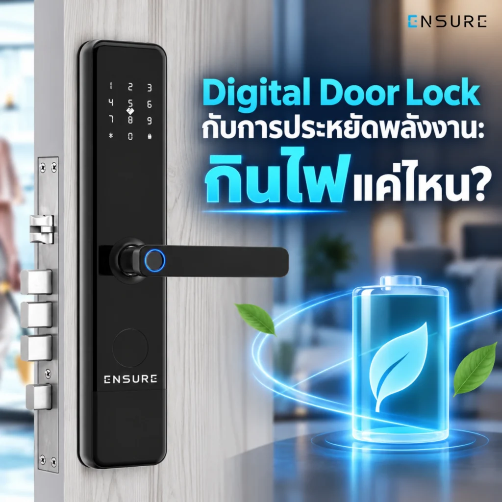 Digital Door Lock กับการประหยัดพลังงาน: กินไฟแค่ไหน?