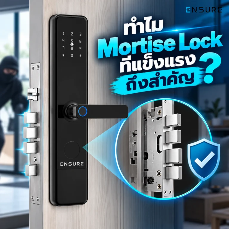 ความสำคัญของ Mortise Lock ที่แข็งแรงในกลอนประตูดิจิตอล